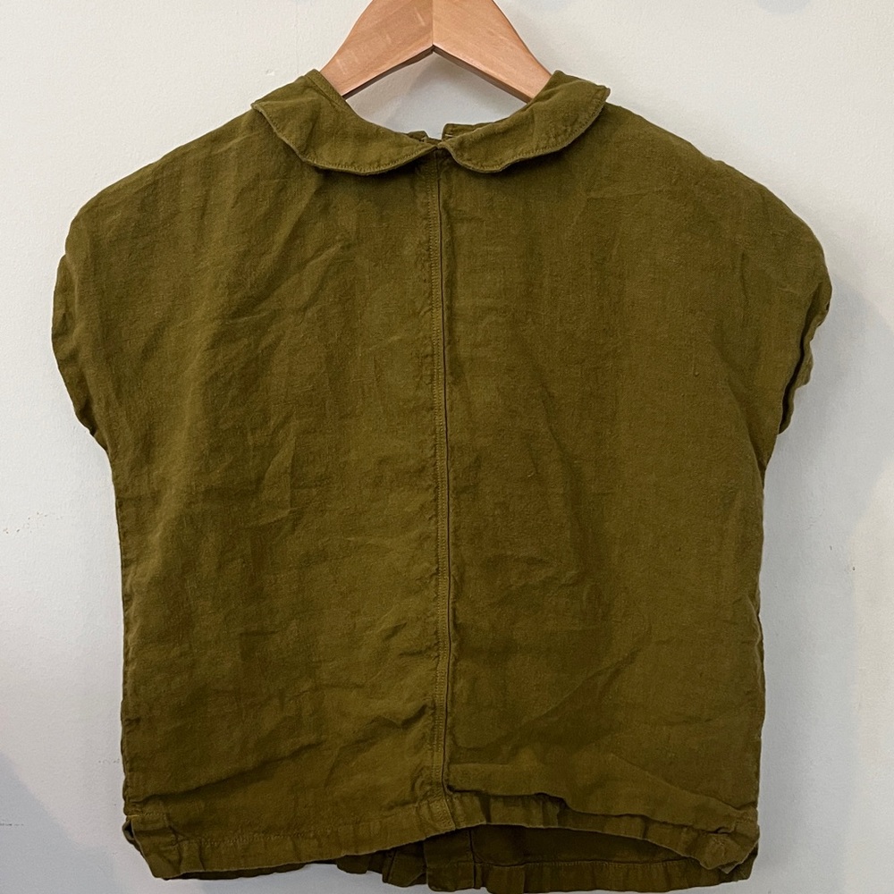 Mamaowl Siskin linen top